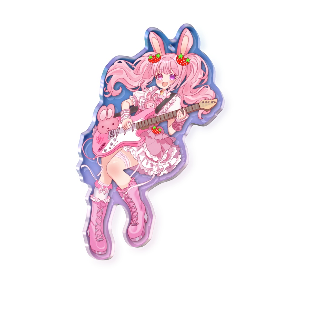 【2026!兎苺むめ生誕祭グッズ】オーロラアクキー【受注生産】