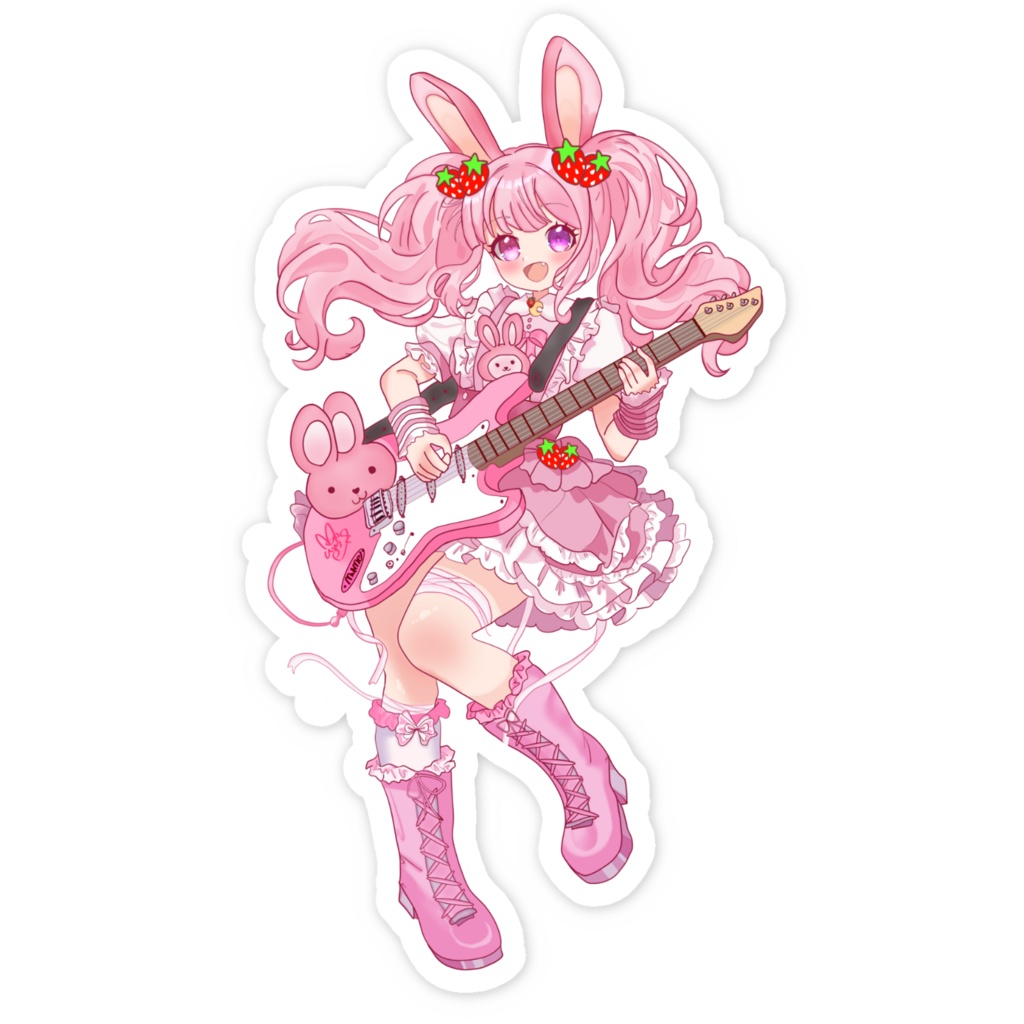 【2026!兎苺むめ生誕祭グッズ】ステッカー【受注生産】