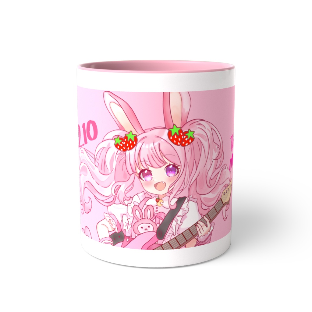 【2026!兎苺むめ生誕祭グッズ】ツートンカラーマグカップ【受注生産】
