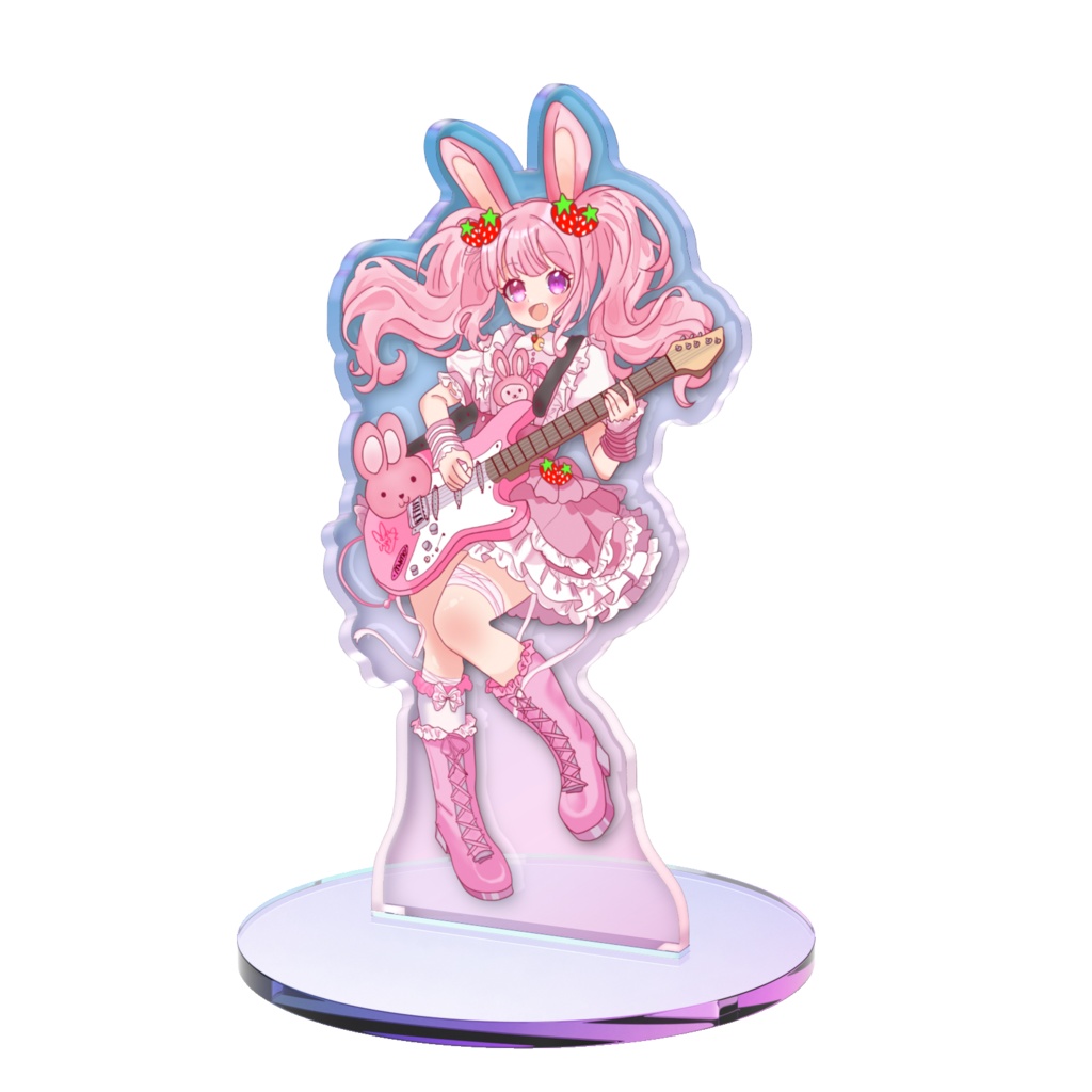 【2026！兎苺むめ生誕祭グッズ】オーロラアクスタ2種【受注生産】