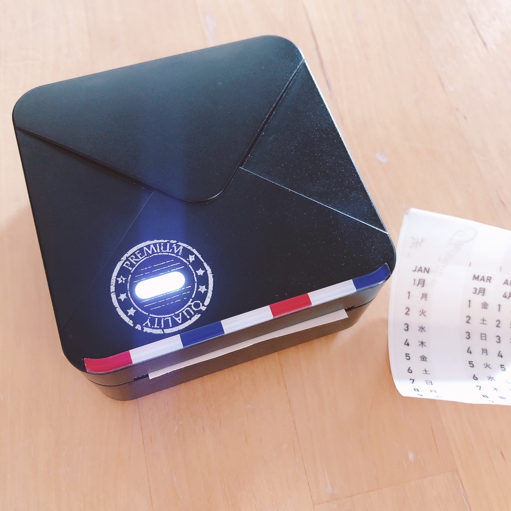 【Phomemo】7ミリA罫ノート用 日付シール 2024年(漢字 曜日Ver)