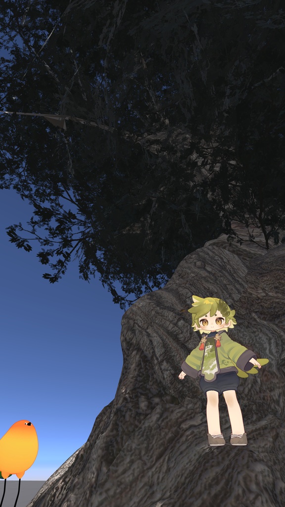 【VRChat想定】巨木