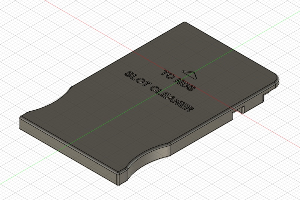 DS用ロングカードスロットクリーナー（3Dプリント用データ）