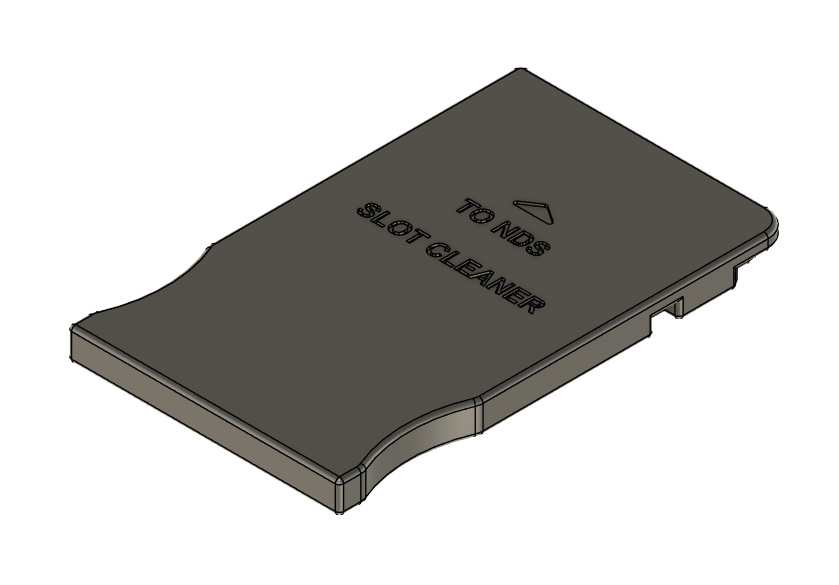 DS用ロングカードスロットクリーナー（3Dプリント用データ）