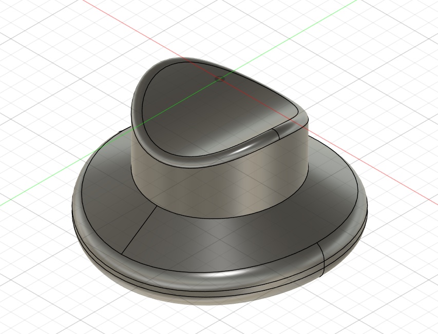 ドレメル フィーノ DREMEL 2050用補助ロックボタン(3Dプリントデータ)