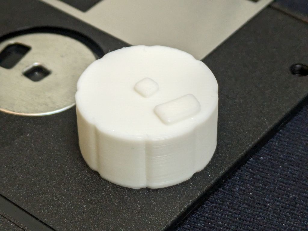 3.5インチフロッピー回転ノブ(3Dプリント用データ)
