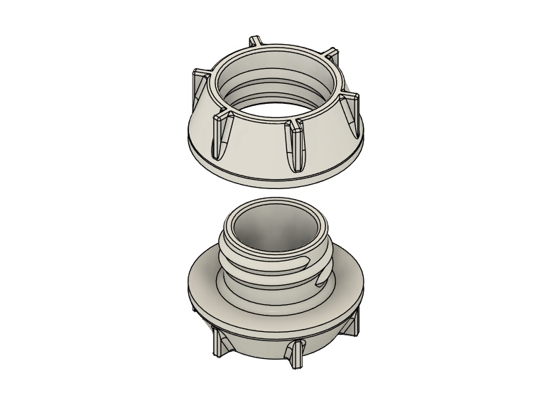 5インチフロッピー回転ノブ（3Dプリント用データ）