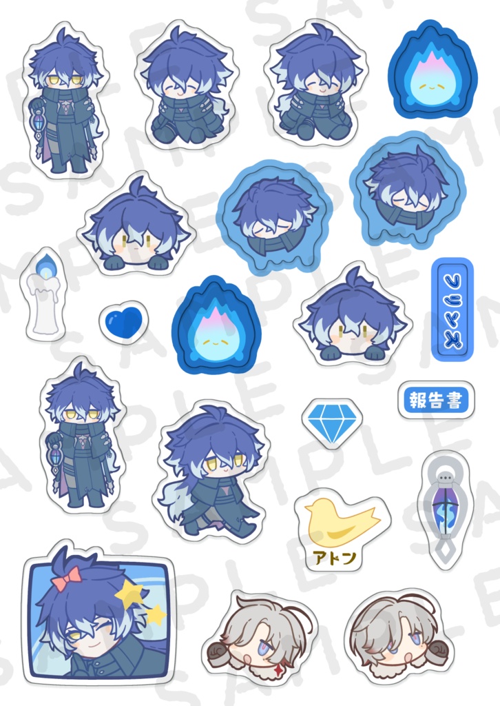 フリンズ+α ぷっくりフレークシール