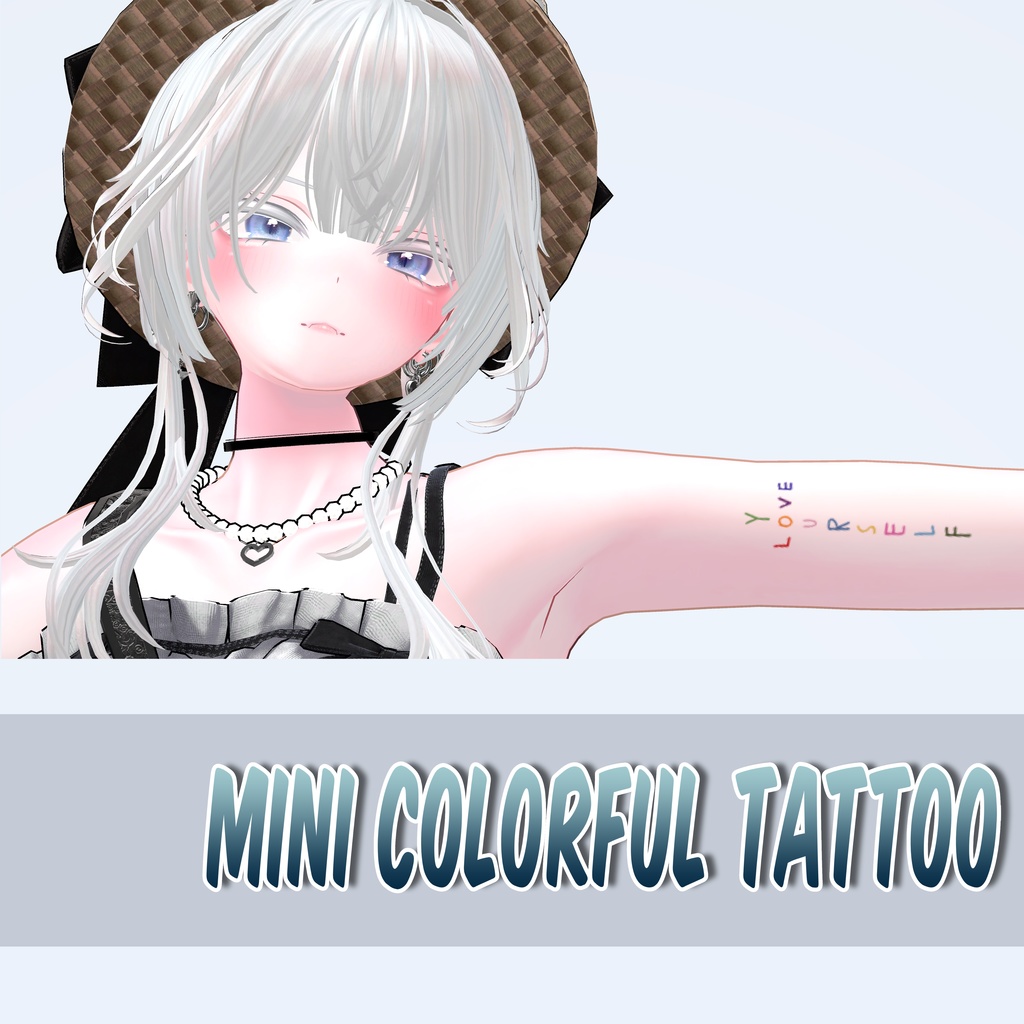 [VRChat] Free Mini Colorful Tattoo 