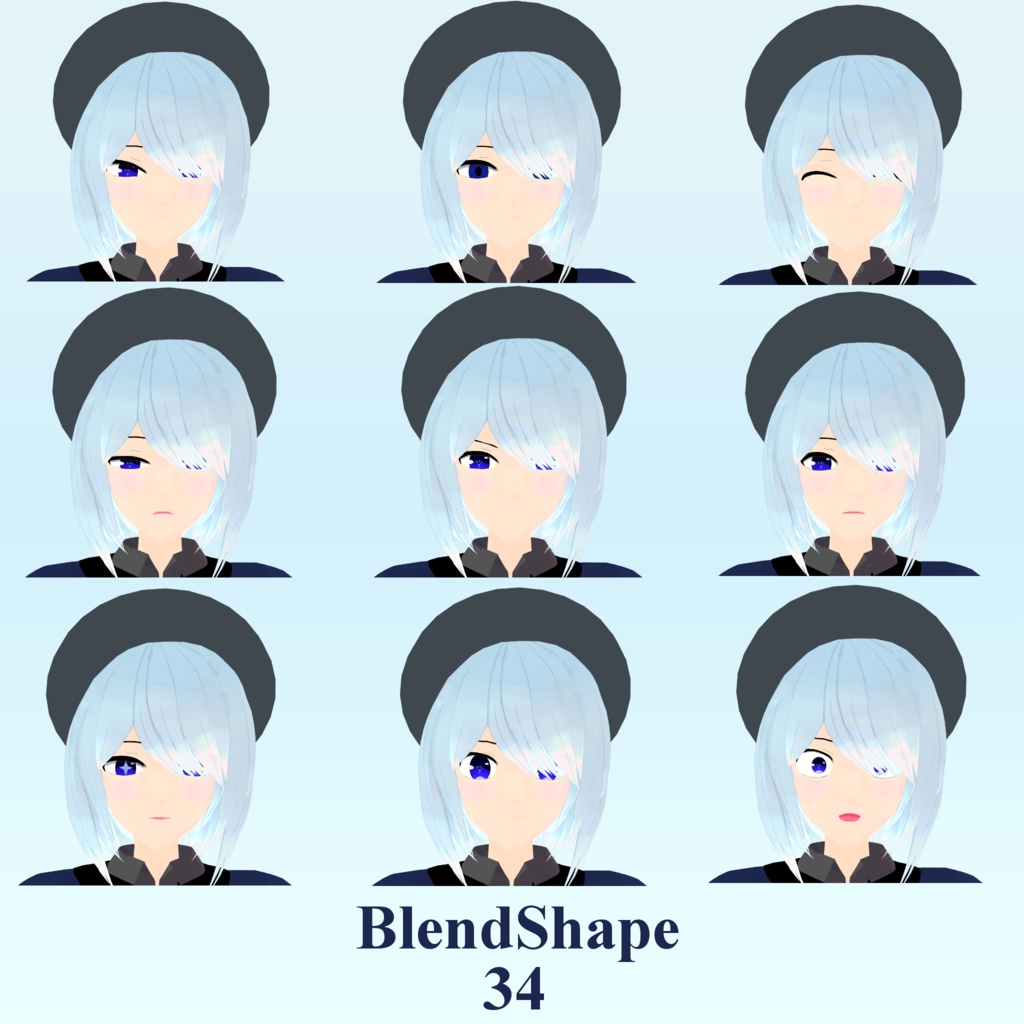 VRchat使用想定【オリジナルアバター】シア・アンフリー