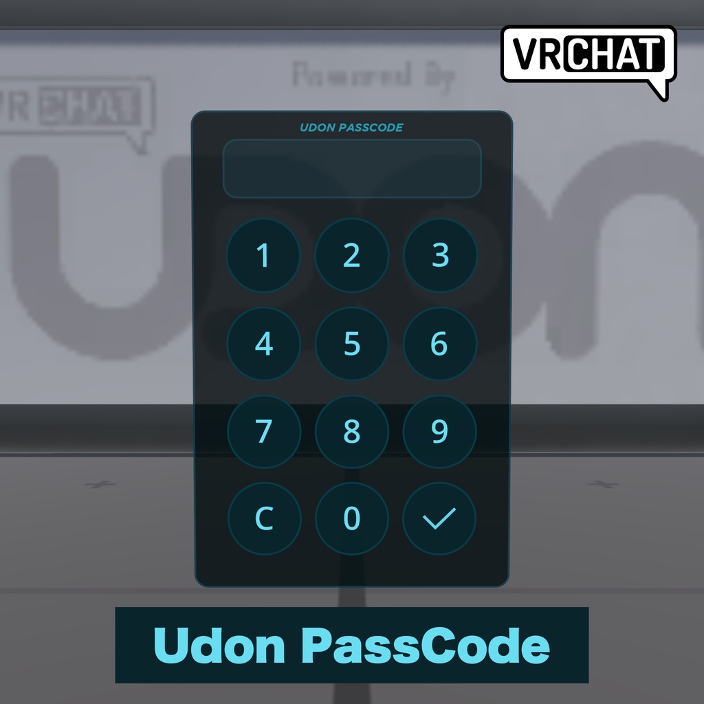 【VRChat】Udon PassCode - パスワードでオブジェクトのON・OFF制御