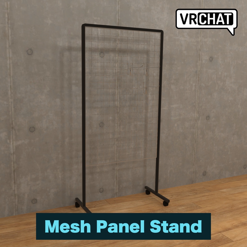 [VRChat] Mesh Panel Stand & Hook Set