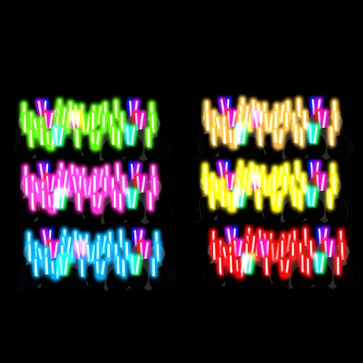 【TRPG・Vtuber向け素材】ペンライトを振るループAPNG&Gif素材