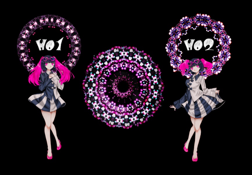 【TRPG向け素材】万華鏡の画像・フレームPNG素材