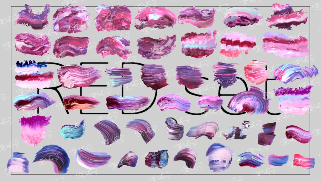 【TRPG向け素材】絵の具の透過PNG素材