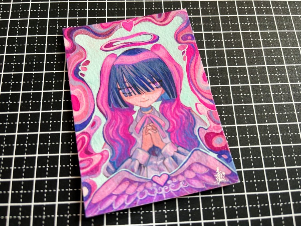 【アナログ原画】ATC・豆色紙(12月31日まで)