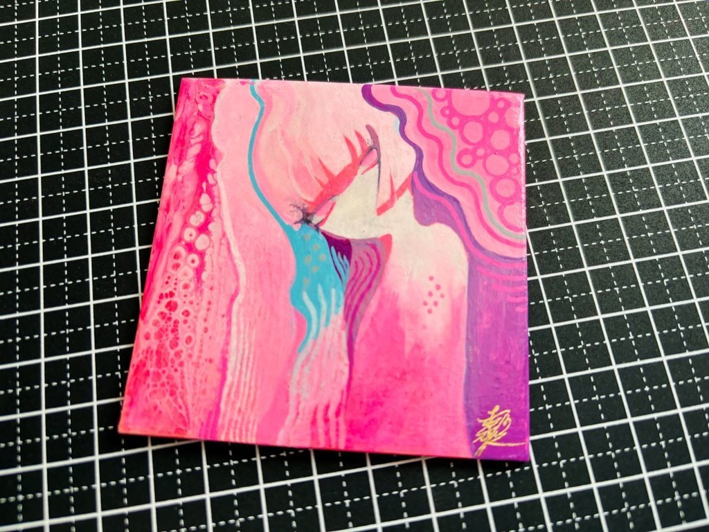 【アナログ原画】ATC・豆色紙(12月31日まで)