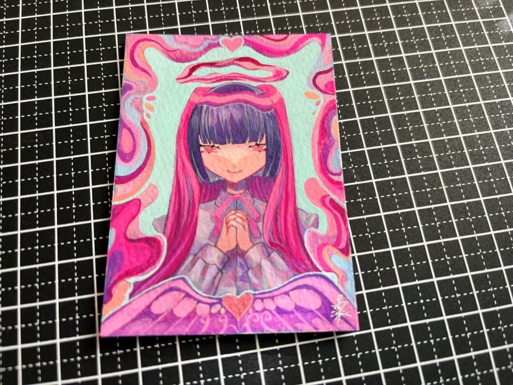 【アナログ原画】ATC・豆色紙(12月31日まで)