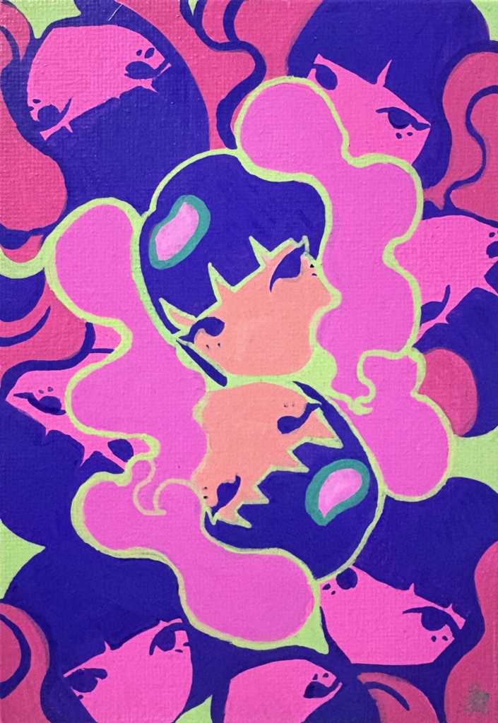 アナログドローイング原画