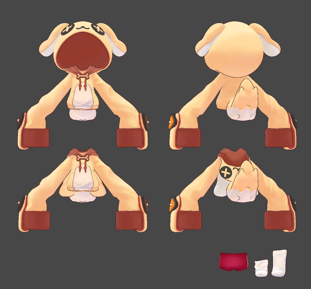 パピーパーカー【まめひなた用】