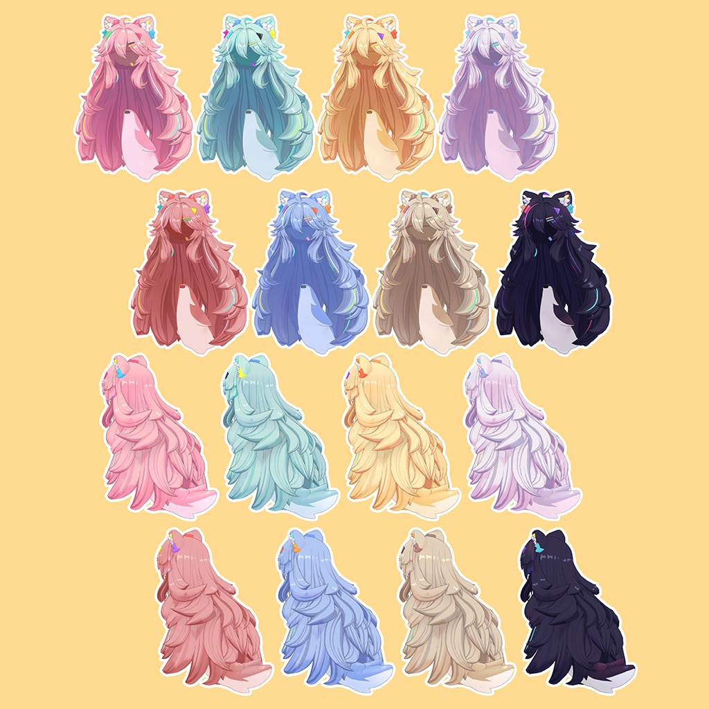 ケモモウェーブヘア【3アバター対応】