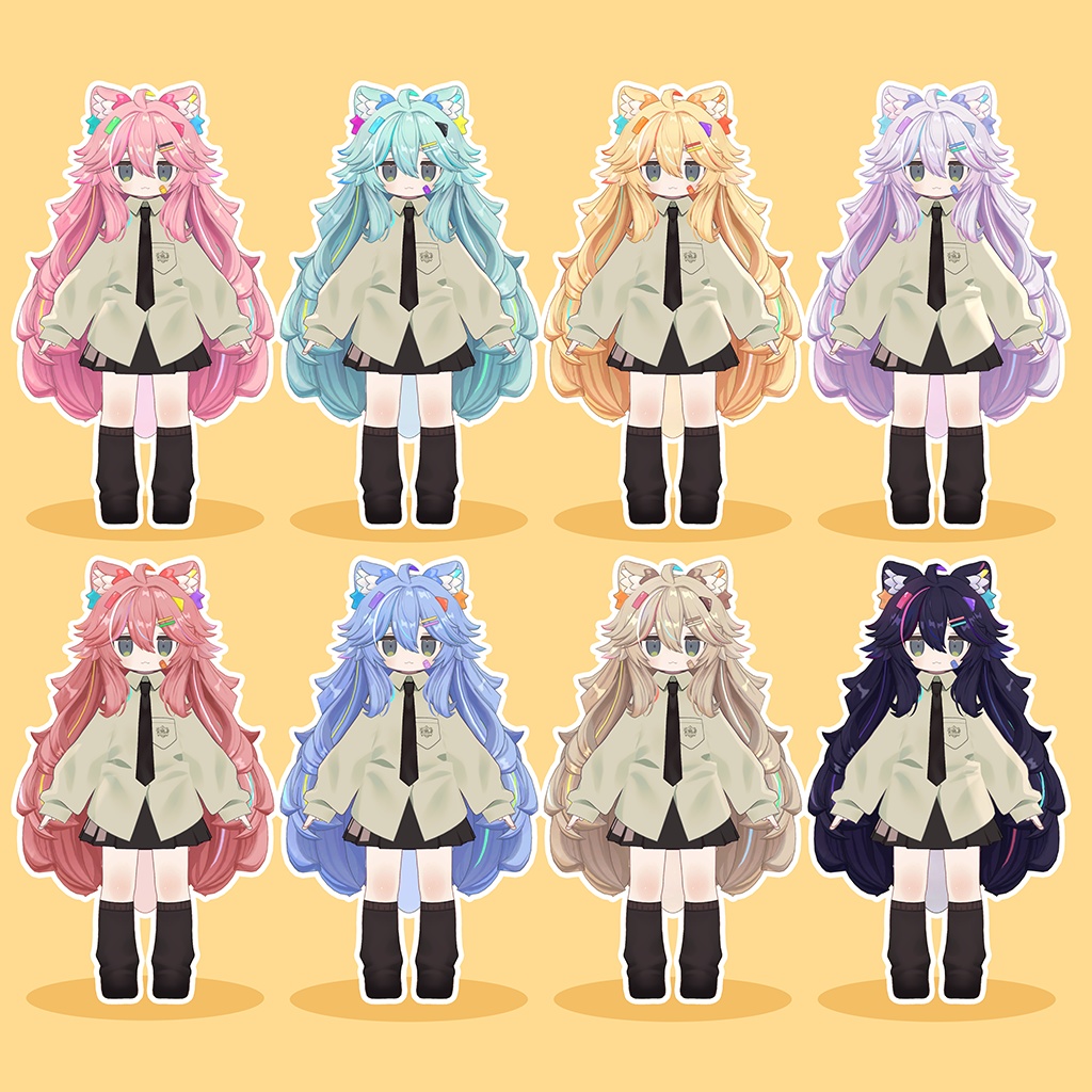 ケモモウェーブヘア【3アバター対応】