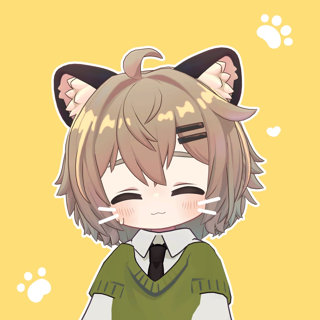 チョコショートヘア【16アバター対応】