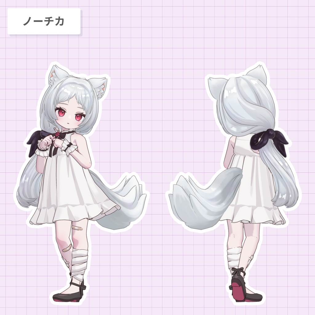 ローポニー・シズカ【25アバター対応 / 3D髪型】