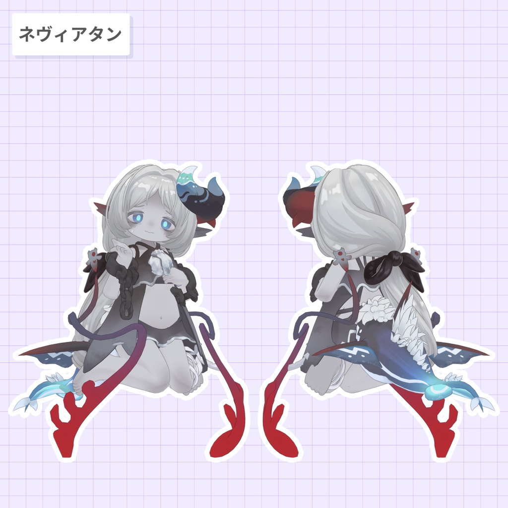 ローポニー・シズカ【25アバター対応 / 3D髪型】