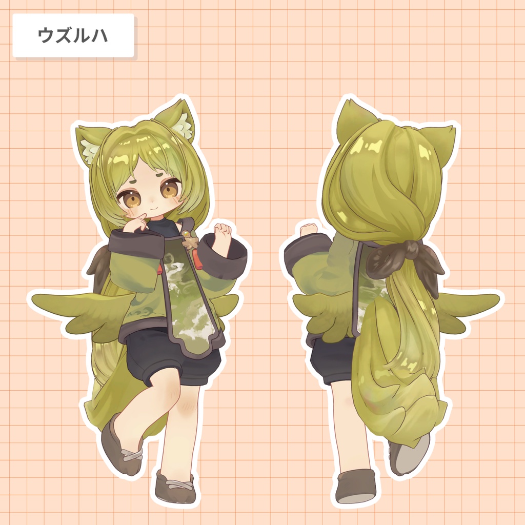 ローポニー・シズカ【25アバター対応 / 3D髪型】