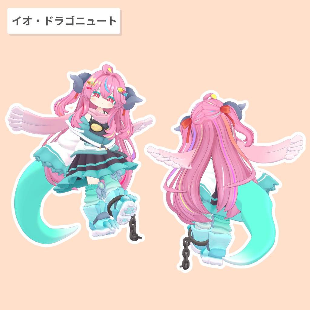 キプさまサイドアップ【23アバター対応 / 3D髪型】