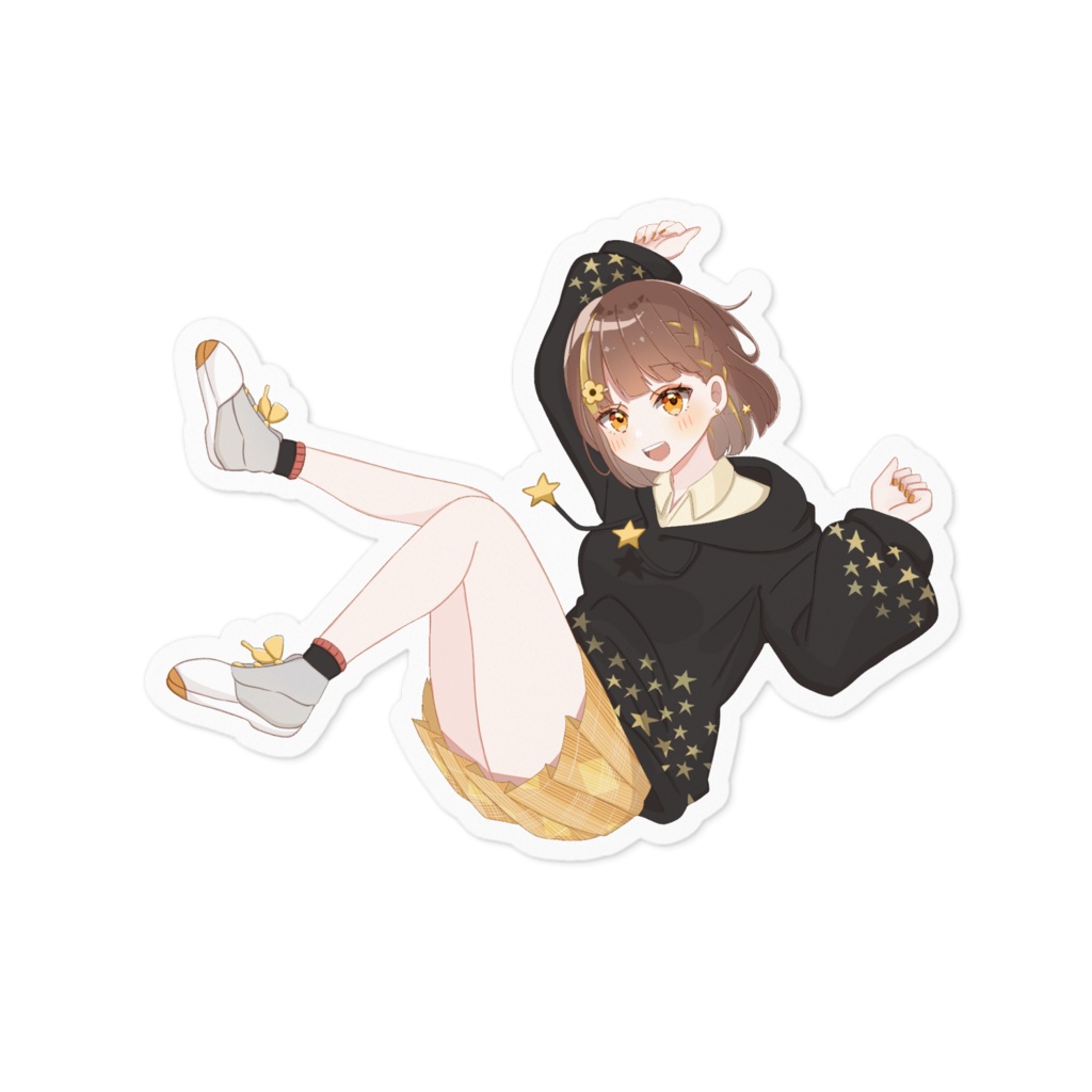 ステッカー 星笑きゃしー