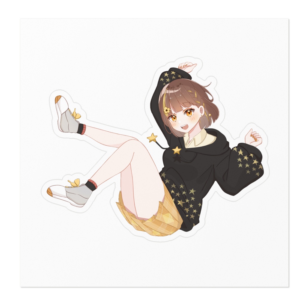 ステッカー 星笑きゃしー
