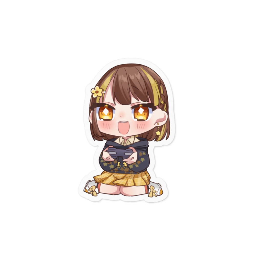 ミニキャラステッカー 星笑きゃしー