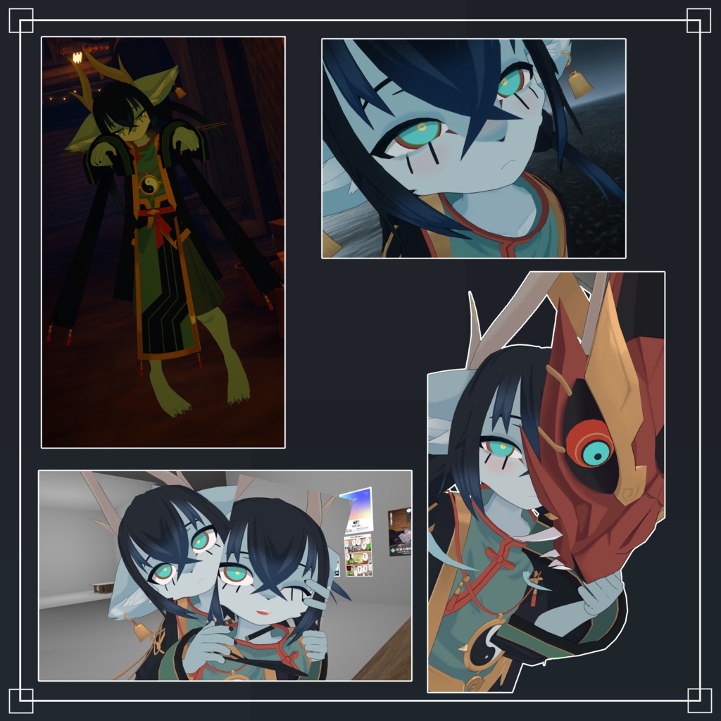 オリジナル3Dモデル「クオン」