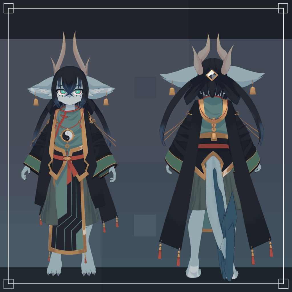 オリジナル3Dモデル「クオン」