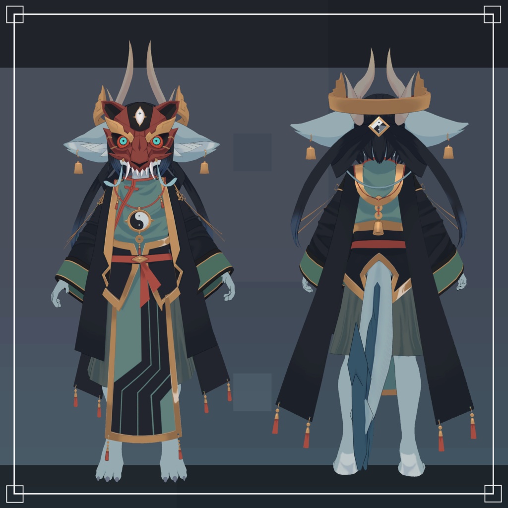 オリジナル3Dモデル「クオン」