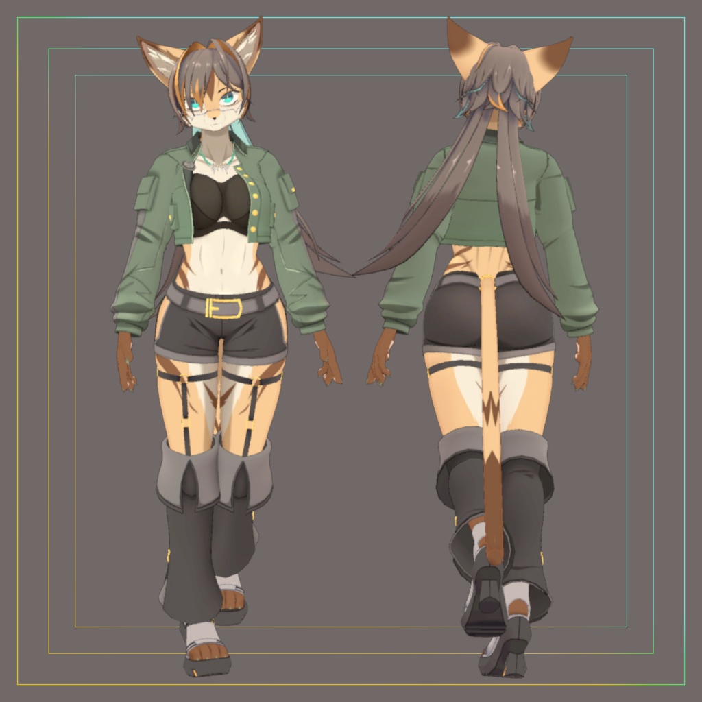 オリジナル3Dモデル オセロマカナ/ocelomacana