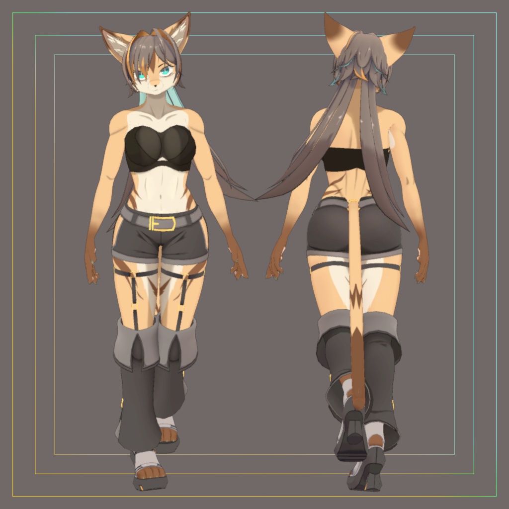 オリジナル3Dモデル オセロマカナ/ocelomacana