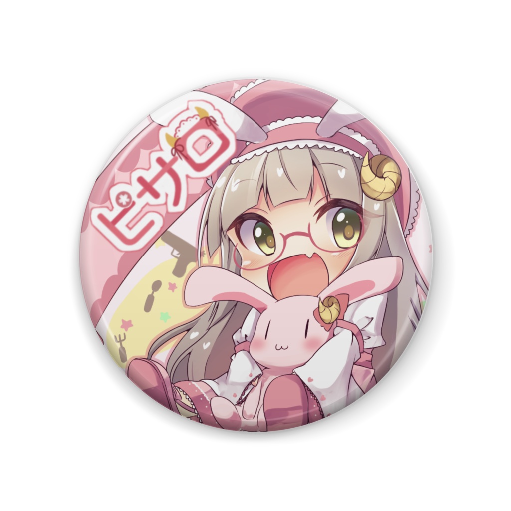 ピサロちゃん缶バッチ