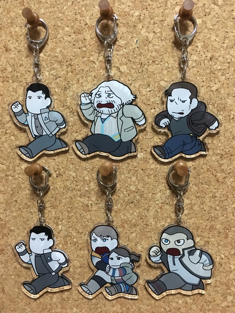 デトロイト アクリルキーホルダー