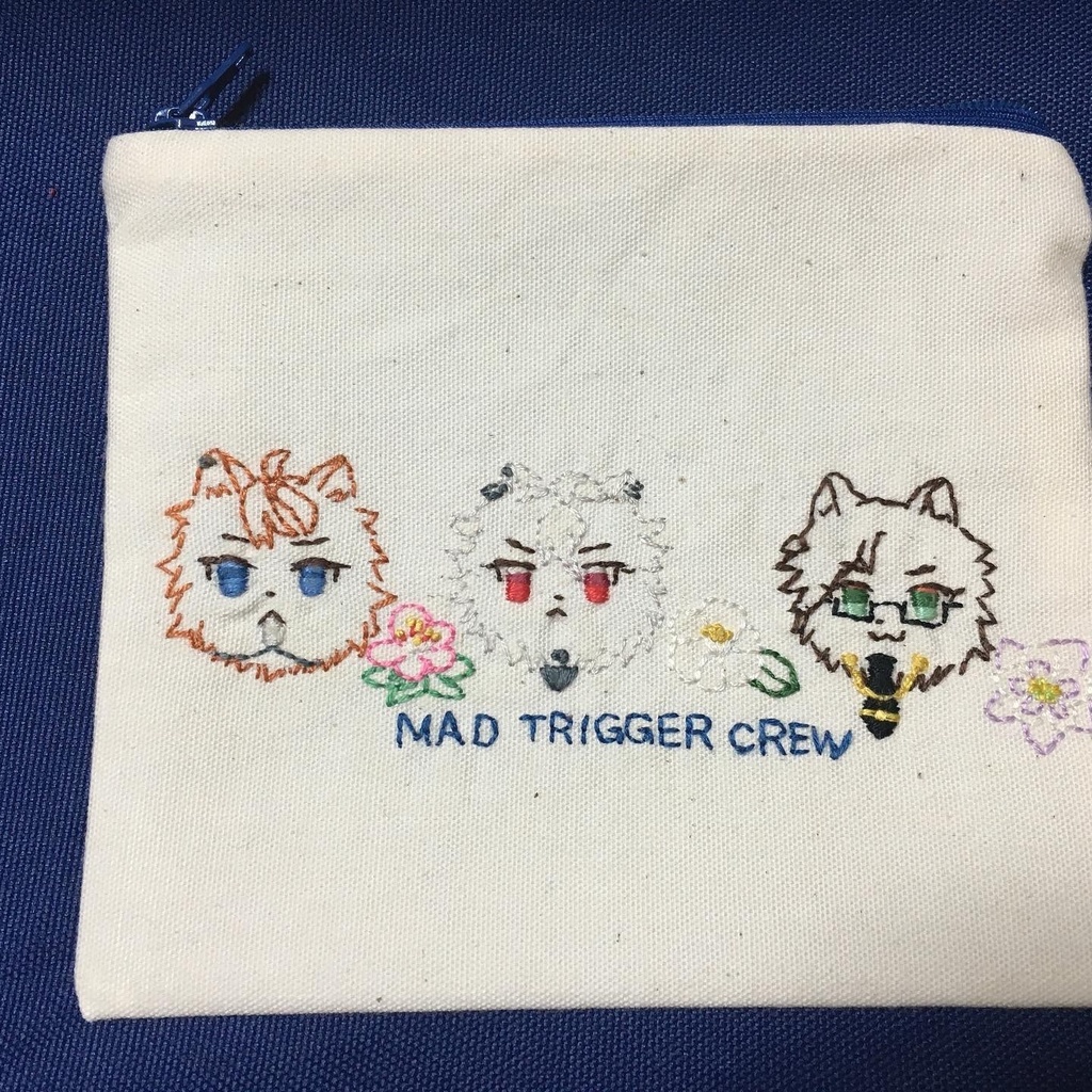 【入荷時期未定】MAD TRIGGER CREW 刺繍ポーチ