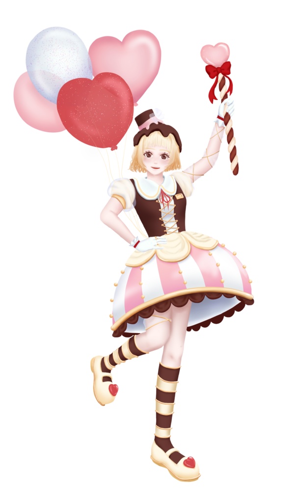 Valentine Girl happy