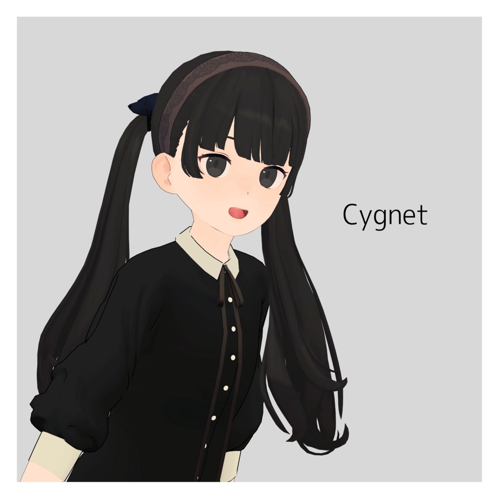 3way レースカチューシャ【4アバター対応】