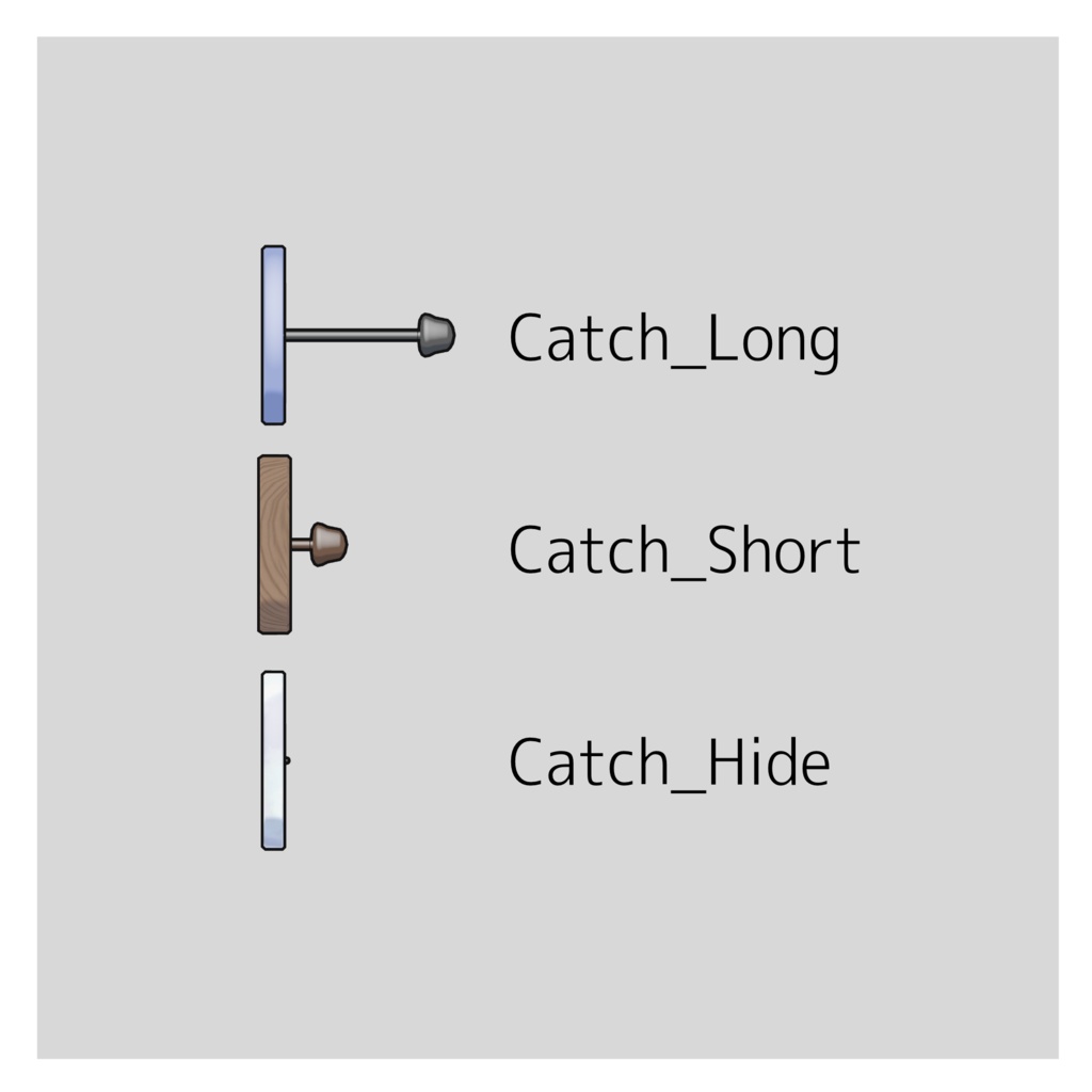 【無料】おおきめボタンピアス