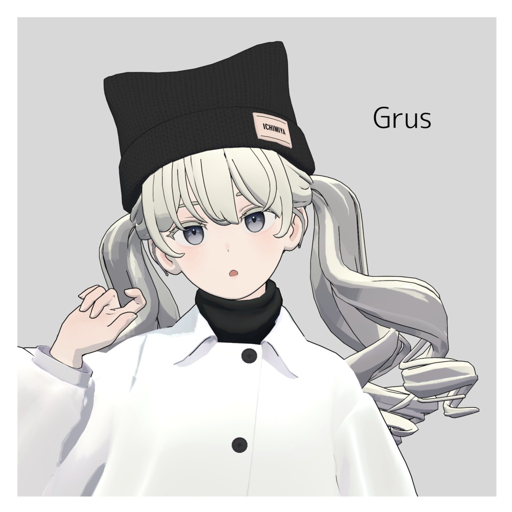 ねこねこニット帽【Grus/Lapwing対応】