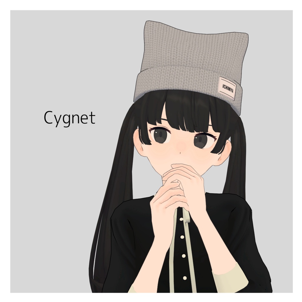 ねこねこニット帽【4アバター対応】