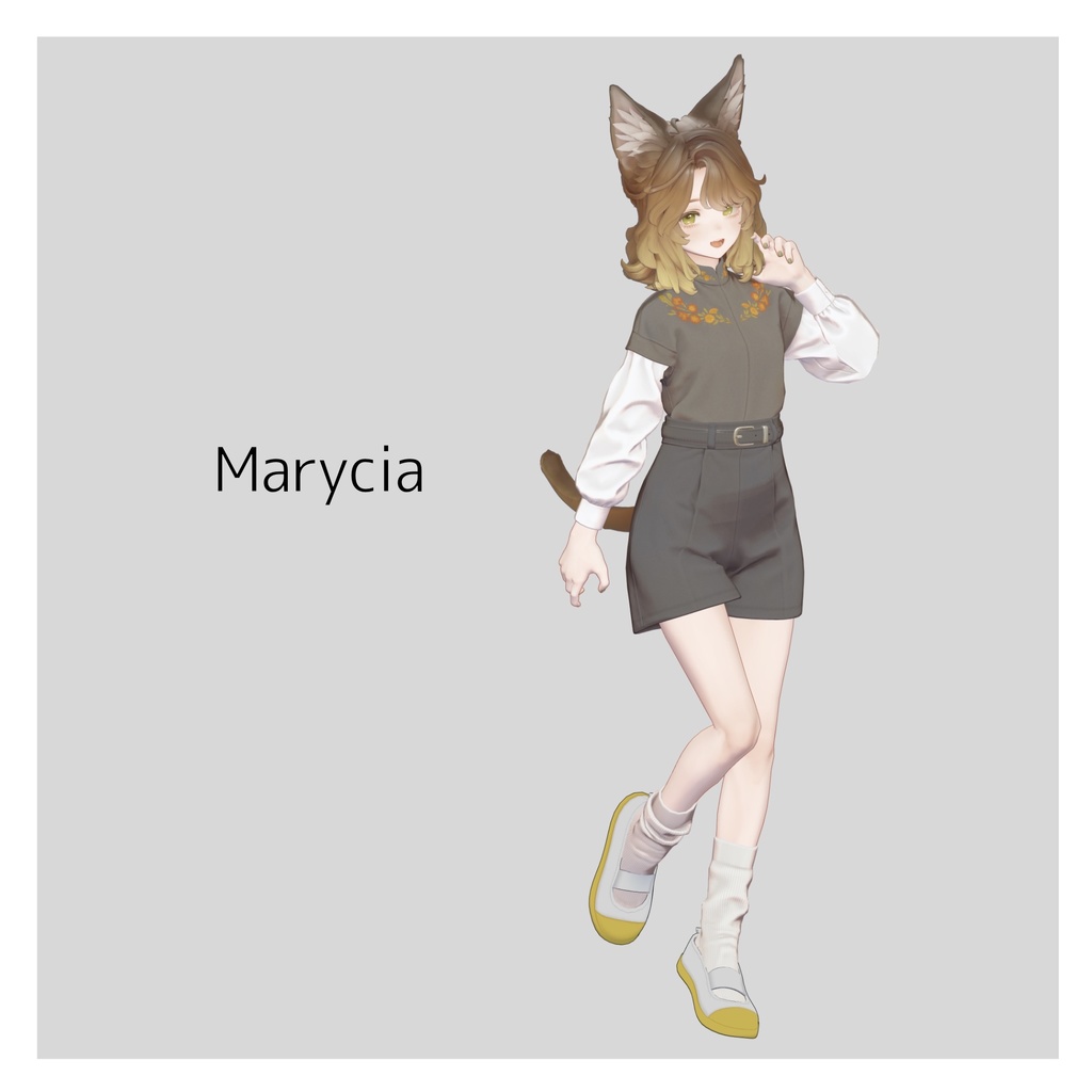 シンプル上履き【3アバター対応】