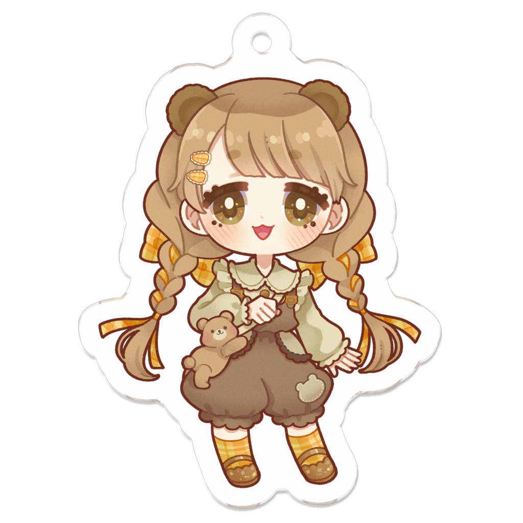 【ぷに】サロペット|アクリルキーホルダー