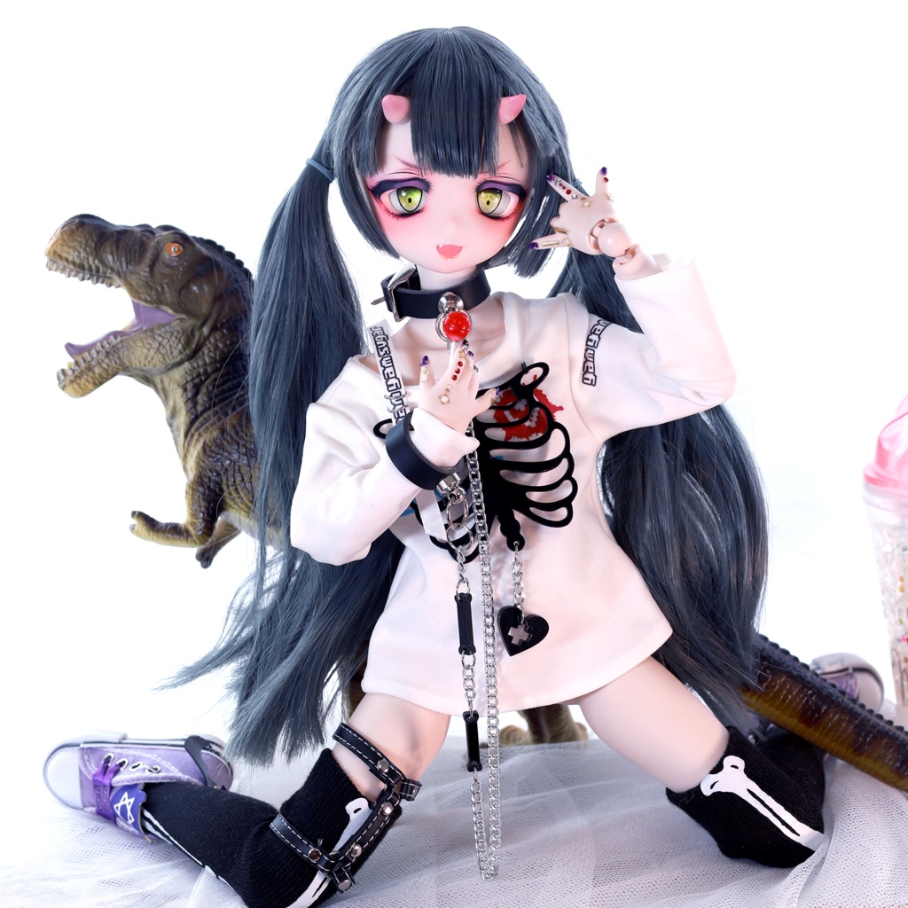 スレイブチョーカー/スレイブブレス (くろ/しろ)